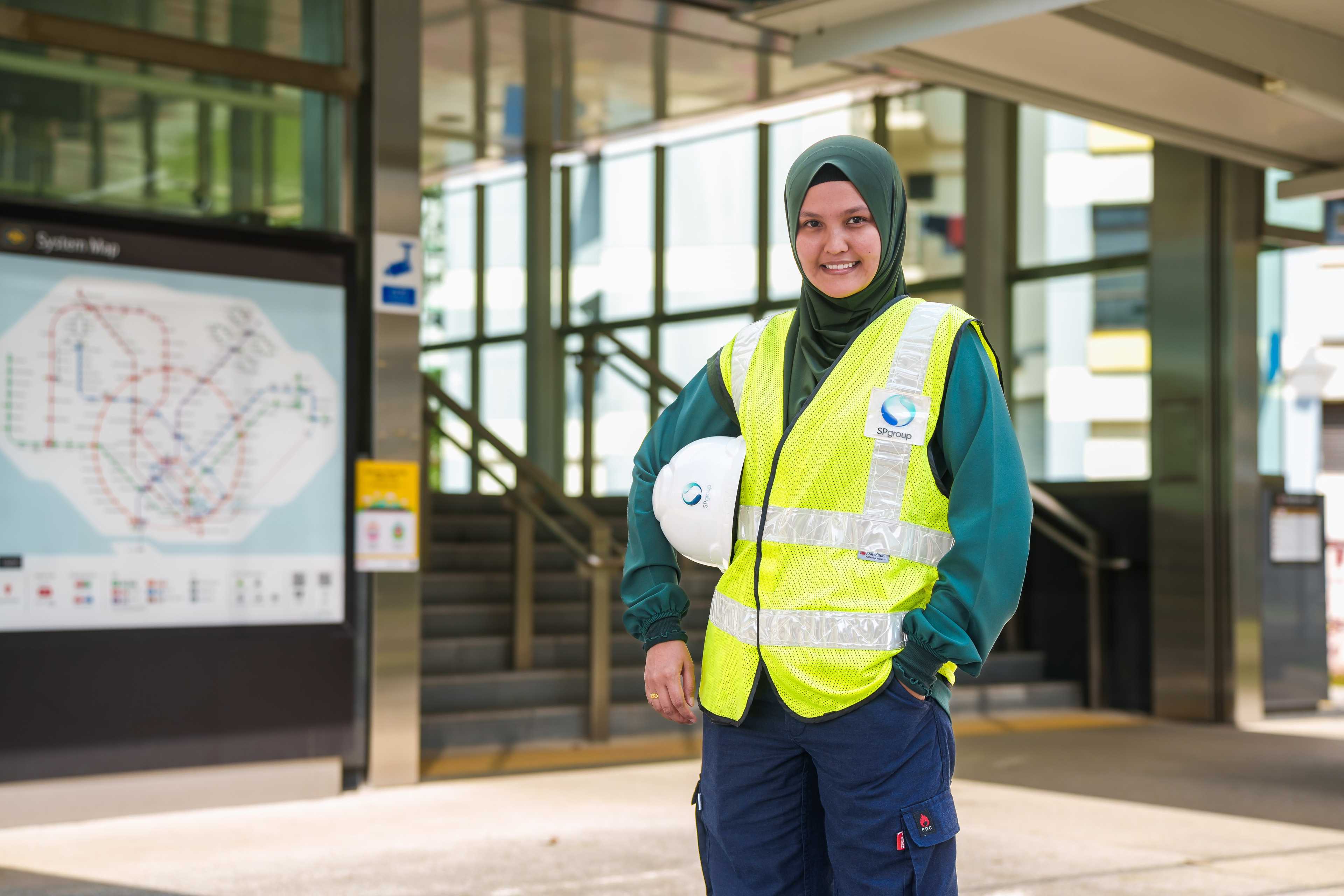 Meet Hasinah Binte Mohamed Amin of SP Group, who works to ensure Singapore’s electric cables are well-orchestrated in the face of increasing land use optimisation and complexity.